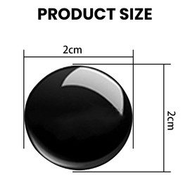 JNNJ 8 Pieces Car Door Lock Keyhole Stickers, Car Door Lock Keyhole Protection Dustproof Sticker, Car Exterior Door Lock Keyhole Accessories (Black)