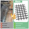 Memrita Fireplace Grate Ember Retainer, 16'' x 10'' Heavy Duty