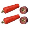 RIVERWELD TIG Welding Cable Panel Connector Plug & Socket Set