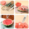 Melon Slicer, Fruit Slicer, Melon Cutter, 3-in-1 Fruit Cutter Made