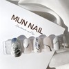 MunNail Silver Drawing Nail Tips - Mediaval / MunNail 실버드로잉