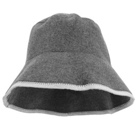 Yardwe Ukrainian Sauna Hat Steam Bath Hat Russian Shower Hat Bath Accessories Sauna Head Pack Sauna Hats Vaporarium Hat Sauna Fishing Hat Russian Banja Hat Wool Hair Set Man Household