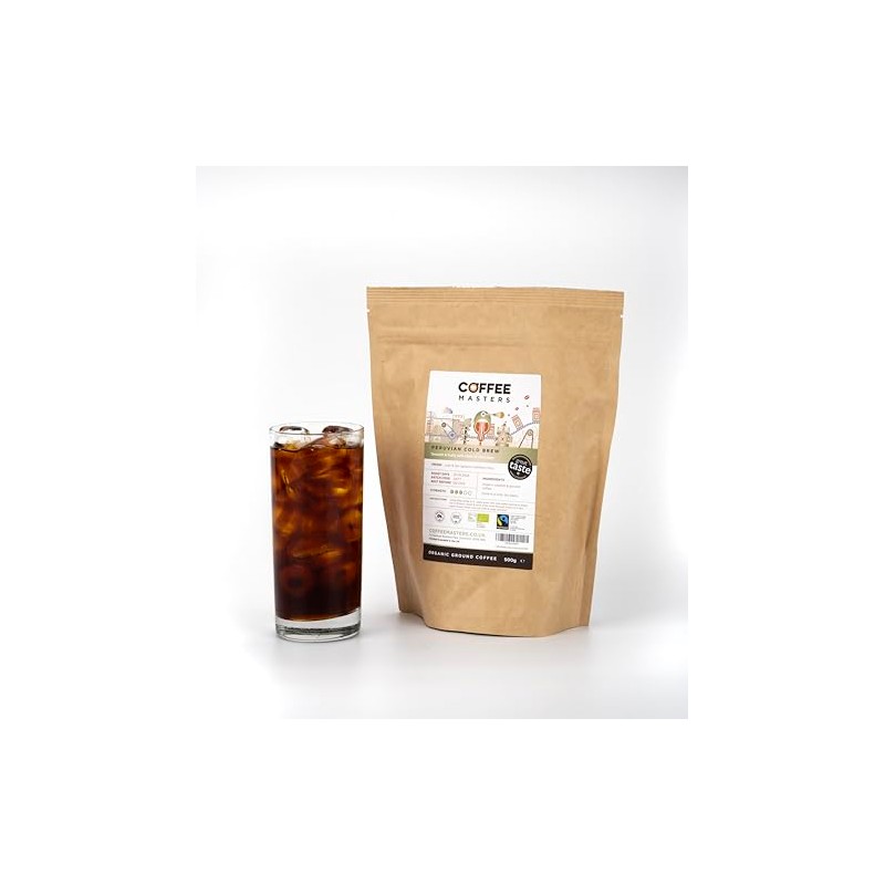 Coffee Masters Peruvian Cold Brew Ground Coffee - 500g Medium