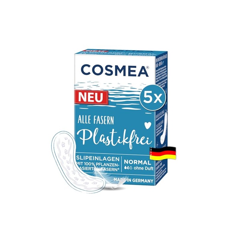 cosmea Panty Liners Long - All Fibres Plastic-Free - Value