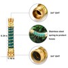 SIGURANTA Garden Hose Extension Adapter, Hose Kink Protector with Coil