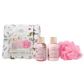 The Kind Edit Co. Spa Botanique Mini Shower Pouch - Gift Set