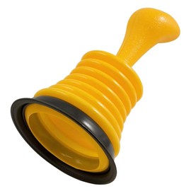 Kakalote Sink Plunger, Mini Plunger Drain Cleaning Equipment Sink and Drain Plunger for Bathrooms, Kitchens, Sinks, Baths and Showers(Yellow)