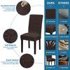Fafua Stretch Dining Room Chair Covers Set of 6, Removable