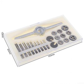 M1.0-M2.5 High Speed Steel Metric Tap Set 31pcs