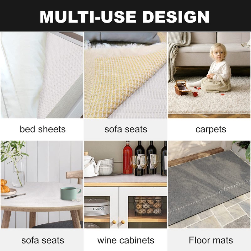 Foboull Mattress Slide Stopper and Gripper,Slip Mattress Grip Pads,Mattress Nonslip