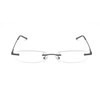 EYE ZOOM 3 Pack Rimless Reading Glasses with Slim Gun