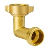 RecPro RV Brass Water Pressure Regulator with 90 Degree Fitting