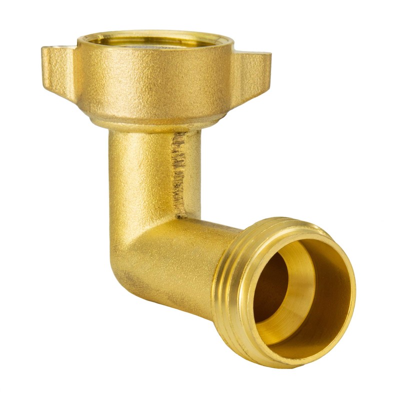 RecPro RV Brass Water Pressure Regulator with 90 Degree Fitting