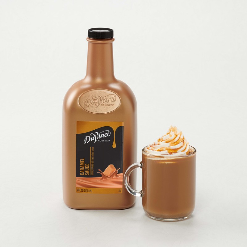 DaVinci Gourmet Sugar Free Caramel Sauce, 64 Fluid Ounces (Pack