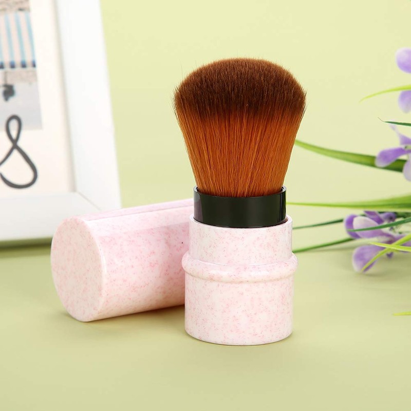 Blush Makeup Brush, Retractable Kabuki Face Brush, Portable Makeup Brush