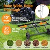 Tow Behind Dethatcher: 40inch Pull Behind Lawn Rake with 20