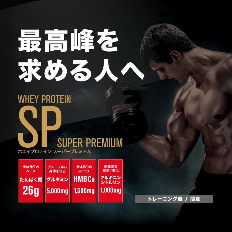 DNS プロテイン ホエイプロテイン SP (スーパープレミアム) フルーツミックス風味 34g×10袋 HMB グルタミン アルギニン