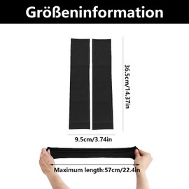 2 Pairs of Arm Sleeve Gaming, Arm Warmers, Volleyball Women's Arm Warmers, Anti-UV Arm Warmers, for Volleyball, Cycling, Basketball, Running, Outdoor Work, Gaming (Black and White), White