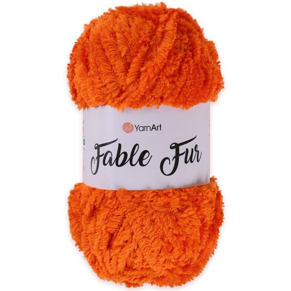 1 Skein YarnArt Fable Fur Yarn for Knitting and Crocheting