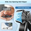 Toenail Clippers for Seniors, Angled Head Large Toe Nail Clippers