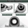 MIVIDE Pack of 10 KP001 Pillow Block Bearings 12 mm,