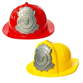 Children’s Firefighter Helmet – Fireman Hat for Kids Roleplay & Christmas Gifts – Fun Dressing-Up Toy, Encourages Imaginative Play – 2 Assorted Colors, One Size Fits Most- 1 Unit Supplied