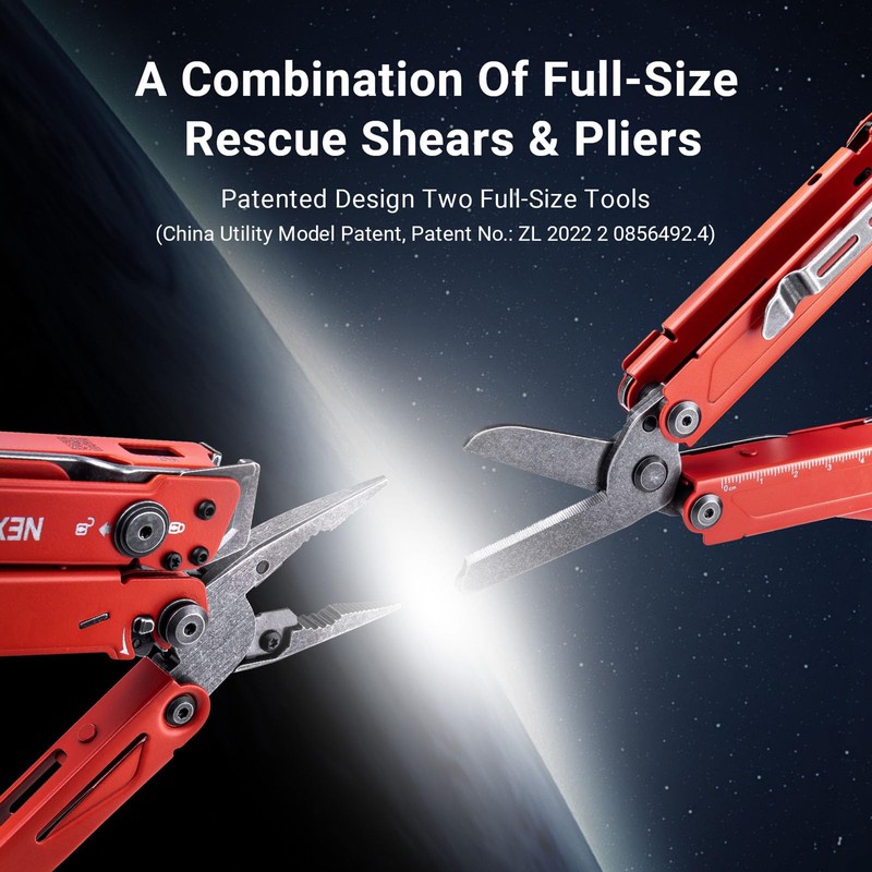 NEXTORCH PIONEER MT20 14-IN-1 Multi-tools Full-Size,Versatile Multi-tool Set with Scissors