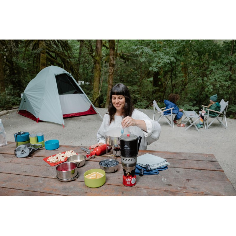 MSR WindBurner Personal Windproof Camping and Backpacking Stove System, Black