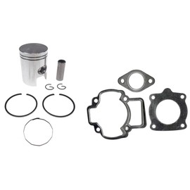 50cc Piston + Cylinder Gasket Kit Suitable for Piaggio Zip, TPH, NRG, Aprilia SR 50, Gilera Typhoon - 2-Stroke Air-Cooled Motor, 40 mm Diameter