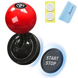 Car Engine Start Button Car One Click Start Button Joystick Funny Car Push Start Lever Start Button Auto Ignition Button Cover Aftermarket Decoration Modification Accessories Unique Easy Install All