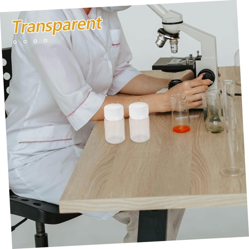 FUNOMOCYA 6Pcs Sealing Liquid Storage Bottles Transparent Sample Containers for