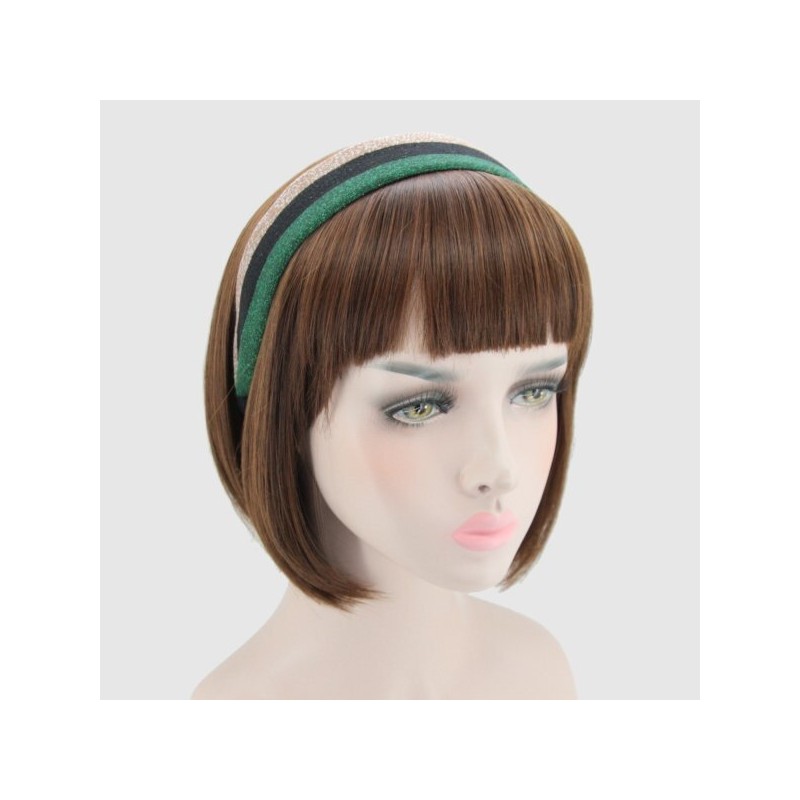 Lala 라라 트윙클 블랙그린 헤어밴드(LALAH199) Lala Twinkle Black Green Hairband