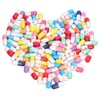 370Pcs Message Capsules Deliver Message Cute Patterns Cute Love Capsules