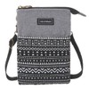 Roomy - Cartera de lona para teléfono celular, con correa
