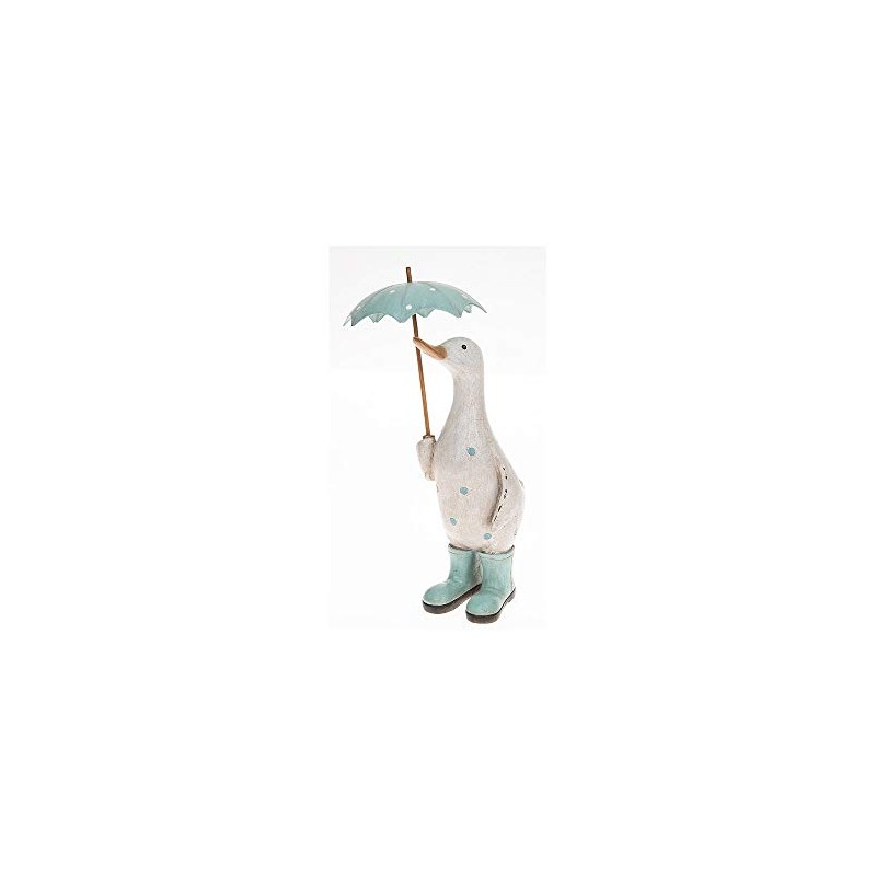 David's Polka Dot Print Cute Shabby Chic Duck Ornament Figurine