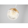 WOWEWA G9 Hanging Light Acrylic Pendant Light Modern Ball Chandelier