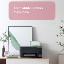 LNKCOS 6×250ML Sublimation Ink Compatible for EcoTank ET-8500 ET-8550 Printers (6 Color, BK PB C M Y K Grey)