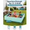 50" Foldable Sandbox for Outdoor, Heavy Duty Oxford Cloth Portable