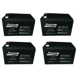 12v 12Ah F2 Terminal Sealed Lead Acid Battery (4 Pack)
