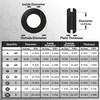 TAORAYO Cable Grommet, Gasket Grommet, Rubber Bushing, Cable Grommet, Rubber