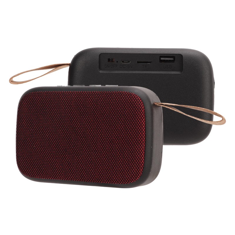 Wireless Bluetooth Speaker Plastic and Fabric Rechargeable 300mah Portable Wireless