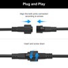 CAMANTU 2Pin Extension Cable 10FT, IP68 Waterproof Extension Lead 16AWG