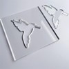 Humming Bird Router Template, Clear Acrylic Template, Router Inlay Template,