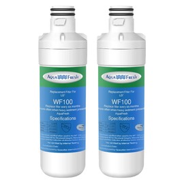 Aqua Fresh WF100 Replacement LT1000p Refrigerator Water Filter Compatible with LG LT1000P, LT1000PC, LT1000PCS, ADQ74793501, ADQ74793502, 9980, LMXS28626S, LMXC23796S (2 Pack)
