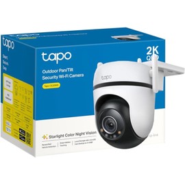 Tapo TP-Link Tapo 2K QHD Pan/Tilt Outdoor Wired Security Wi-Fi Camera, 360 Visual Coverage, Starlight Full-Color Night Vision Up to 98ft, Person/Pet/Venicle Detection,Physical Privacy Mode(Tapo C520WS)