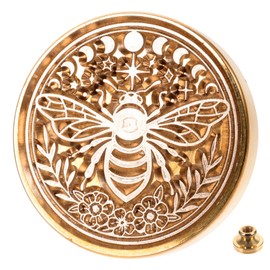 OSALADI Bee Pattern Wax Seal Stamp Head Sealing Stamp for DIY Decor Packing and Invitations Durable Reusable Elegant Design for Cards Scrapbooks and More