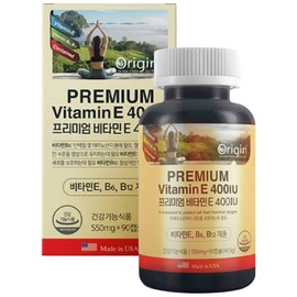 Origin Premium Vitamin E 400IU, 1 unit, 90 tablets / 오리진 프리미엄 비타민E 400IU, 1개, 90정