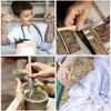EXCEART 3pcs Sculpture Batik Pen Ceramic Pottery Tools Clay Shaping