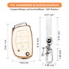 FT FUNTOR FT FUNTOR 3 Tasten Autoschlsselabdeckung fr Hyundai(Wei?)