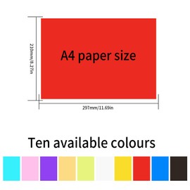 Pack of 10 Colour Films for Headlights, Colour Films Gel Colour Filter Film, Transparent Colour Correction Window Film, 10 Colours, Colour Film Film, Heat Resistant for Lamp, Headlight, Photo Studio,